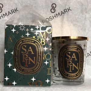 Diptyque Sapin Empty Full Size Candle glass jar with lid